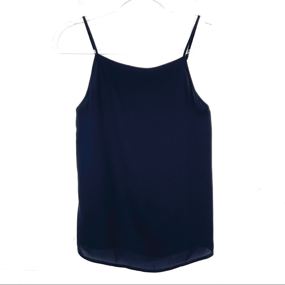 LOFT Dark Blue Layered Camisole Tank Top XS